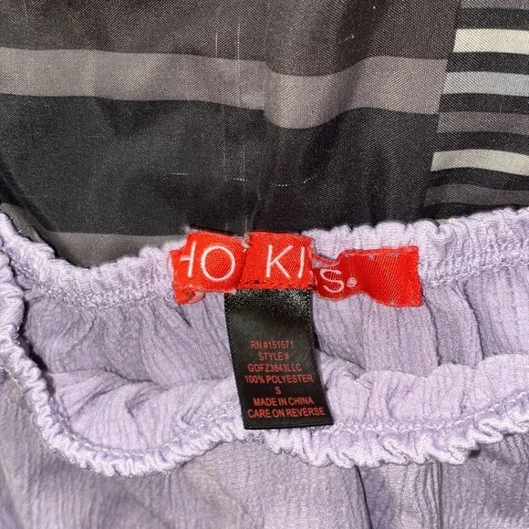 Purple off-the-shoulder crop top - Picture 3 of 3